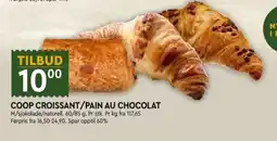 Coop Mega Coop croissant/pain au chocolat tilbud