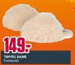 Europris Tøffel Dame Fuskepels tilbud