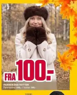 Europris Pannebånd/Votter tilbud