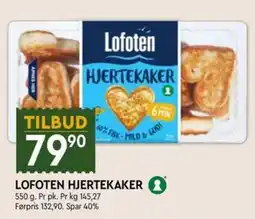 Coop Mega Lofoten hjertekaker tilbud