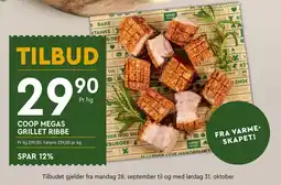 Coop Mega Coop Megas Grillet Ribbe tilbud