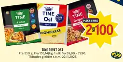 Coop Prix Tine revet ost tilbud