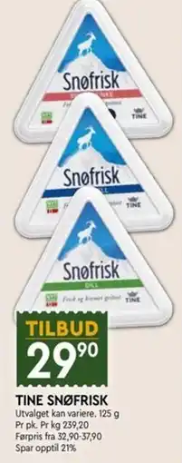 Coop Mega Tine snøfrisk dill tilbud
