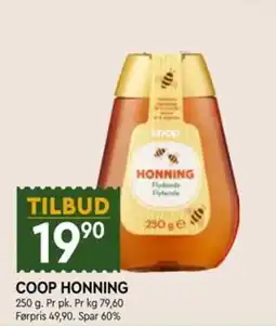 Coop Mega Coop honning tilbud