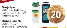 Meny Palmolive dusjsåpe milk&honey tilbud