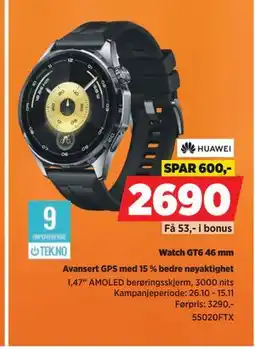 POWER Watch GT6 46 mm tilbud