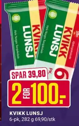 Europris KVIKK LUNSJ tilbud