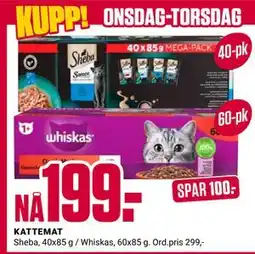 Europris KATTEMAT tilbud