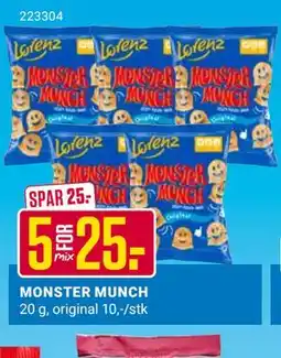 Europris MONSTER MUNCH tilbud