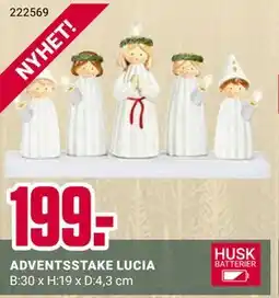 Europris ADVENTSSTAKE LUCIA tilbud