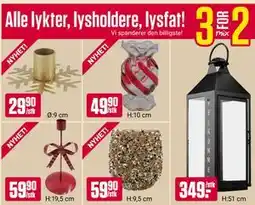 Europris Alle lykter, lysholdere, lysfat! tilbud