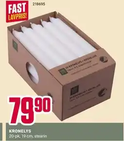 Europris KRONELYS tilbud