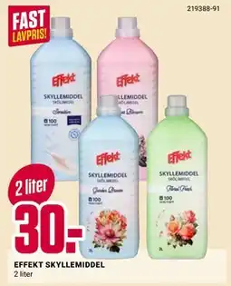 Europris EFFEKT SKYLLEMIDDEL tilbud