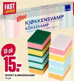 Europris EFFEKT KJØKKENSVAMP tilbud