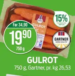 Kiwi GULROT tilbud