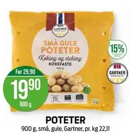 Kiwi POTETER tilbud