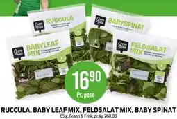 Kiwi RUCCULA, BABY LEAF MIX, FELDSALAT MIX, BABY SPINAT tilbud