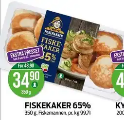 Kiwi FISKEKAKER 65% tilbud