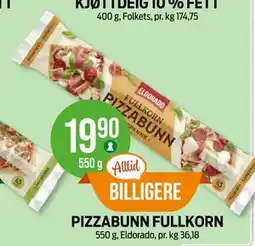 Kiwi PIZZABUNN FULLKORN tilbud