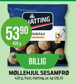 Kiwi MØLLEHJUL SESAMFRØ tilbud