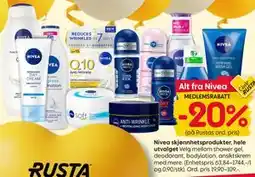 Rusta Alt fra Nivea tilbud