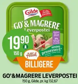 Kiwi GO’&MAGRERE LEVERPOSTEI tilbud
