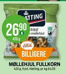 Kiwi MØLLEHJUL FULLKORN tilbud