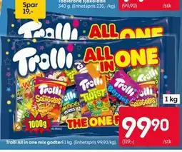 Rusta Trolli All in one mix godteri tilbud