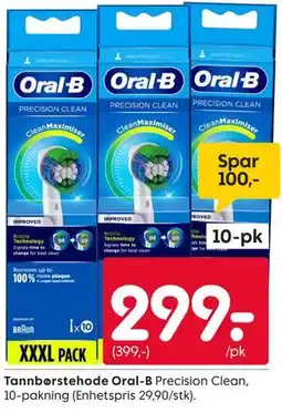 Rusta Tannbørstehode Oral-B tilbud