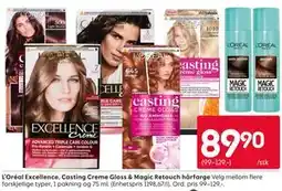 Rusta L’Oréal Excellence, Casting Creme Gloss & Magic Retouch hårfarge tilbud