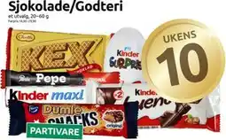 Joker Sjokolade/Godteri tilbud