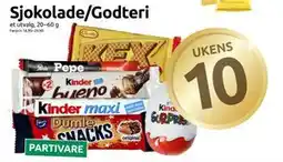 Joker Sjokolade/Godteri tilbud
