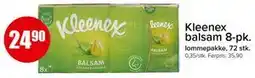 Spar Kleenex balsam 8-pk tilbud