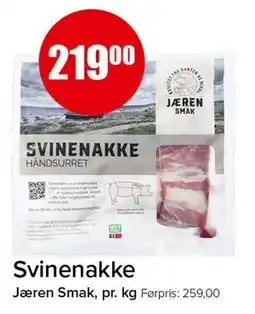 Spar Svinenakke tilbud