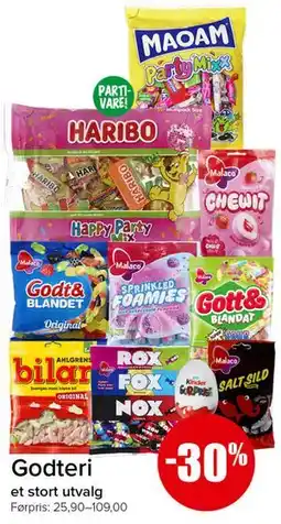 Spar Godteri tilbud