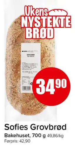 Spar Sofies Grovbrød tilbud