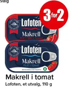 Spar Makrell i tomat tilbud