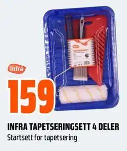 Obs Bygg INFRA TAPETSERINGSETT 4 DELER tilbud