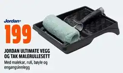 Obs Bygg JORDAN ULTIMATE VEGG OG TAK MALERULLESETT tilbud