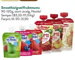 Jacobs Smoothie/grøt/fruktmums tilbud