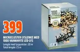 Obs Bygg MICROCLUSTER LYSLENKE MED 1000 VARMHVITE LED-LYS tilbud
