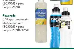 Jacobs Powerade tilbud