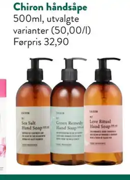 Jacobs Chiron håndsåpe tilbud