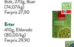 Jacobs Erter tilbud