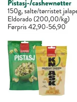 Jacobs Pistasj-/cashewnøtter tilbud