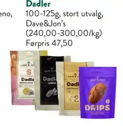 Jacobs Dadler tilbud