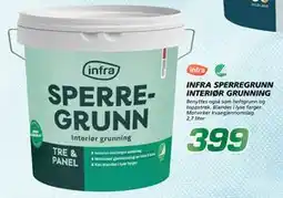 Coop Byggmix INFRA SPERREGRUNN INTERIØR GRUNNING tilbud