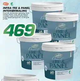 Coop Byggmix INFRA TRE & PANEL INTERIØRMALING tilbud
