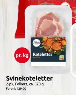 Joker Svinekoteletter tilbud