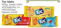 Meny Tuc kjeks tilbud